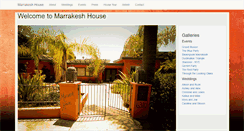 Desktop Screenshot of marrakeshhouse.com